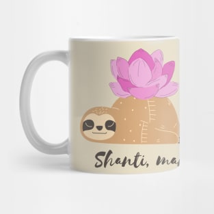 Yoga sloth - shanti Mug